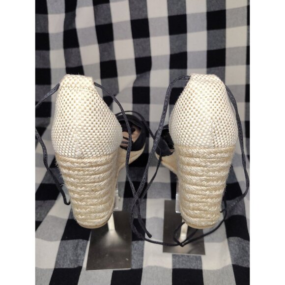 Steve Madden Bestow Suede Espadrille Sandals Size 8.5 Y29 - Picture 4 of 6